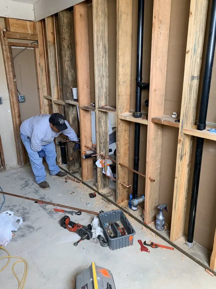 Commercial rough-in plumbing for Gas Line Repair in Hillcrest